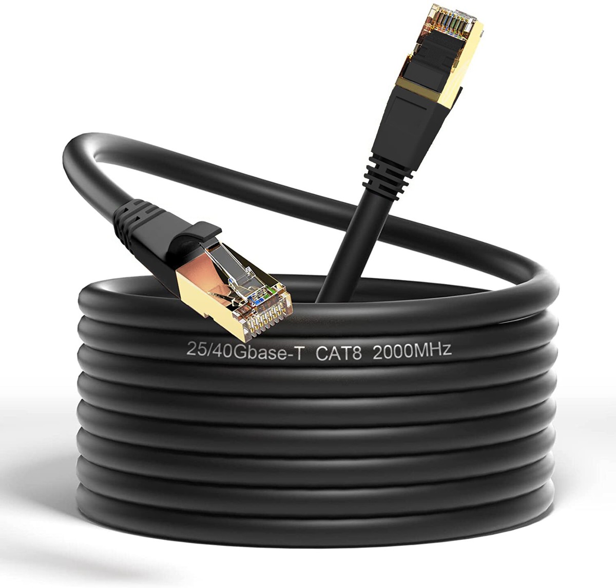 EPICARMA CAT8 ETHERNET CABLE 10M EA-CAT810M-BK thumbnail 2