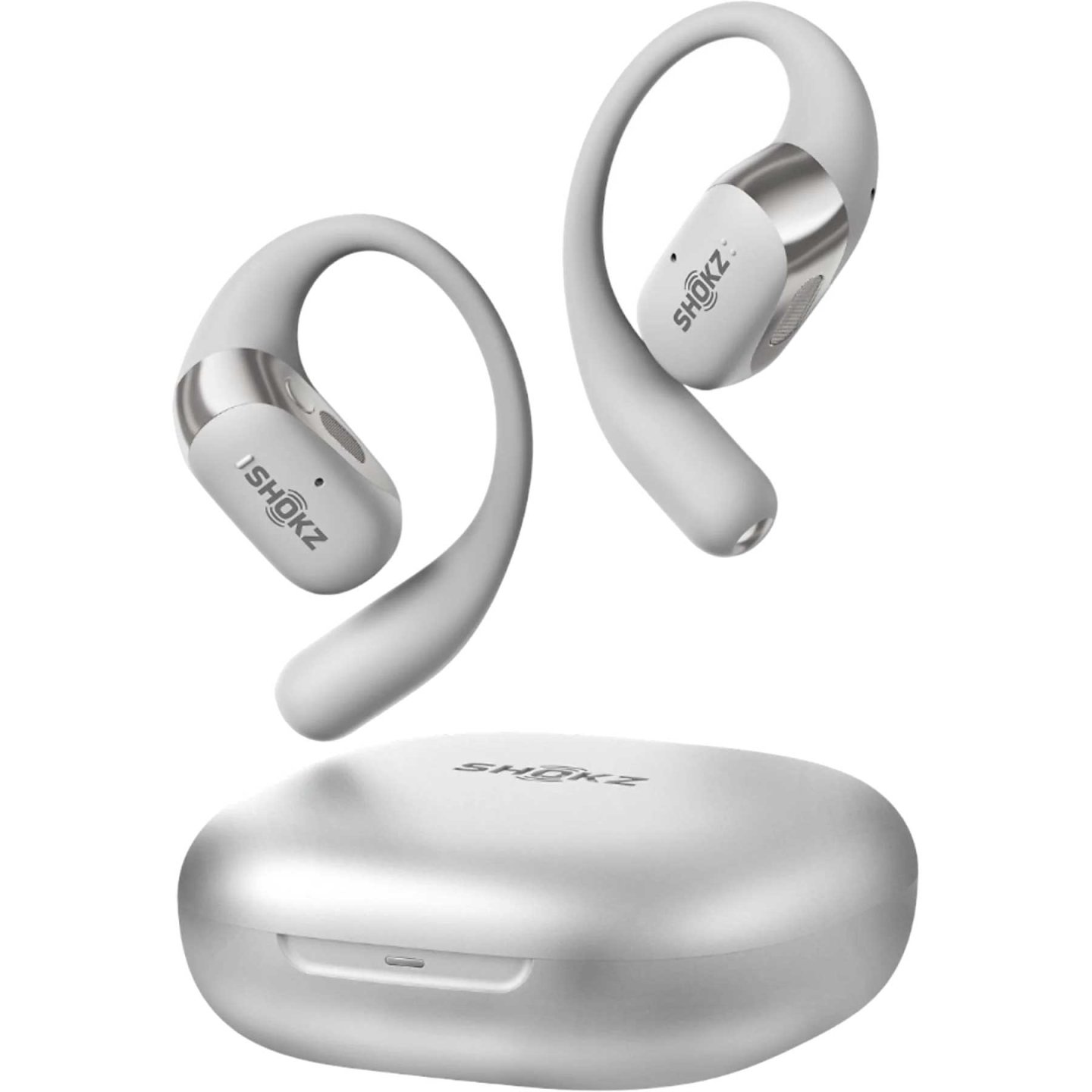 AFTERSHOKZ OPENFIT 2+ OPEN EAR TRUE WIRELESS EARBUDS GREY T921 thumbnail 2