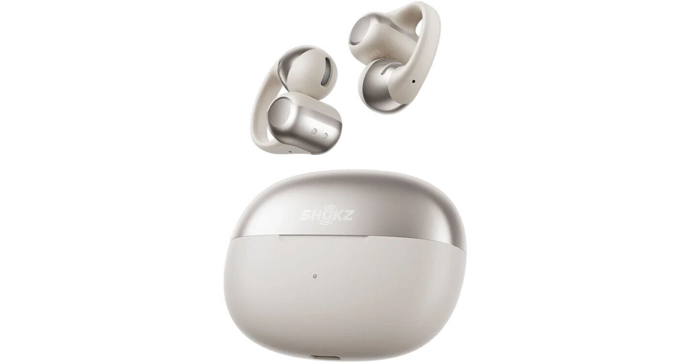 AFTER SHOKZ OPEN DOTS ONE TRUE WIRELESS EARBUDS GREY E310-ST-GY thumbnail 2