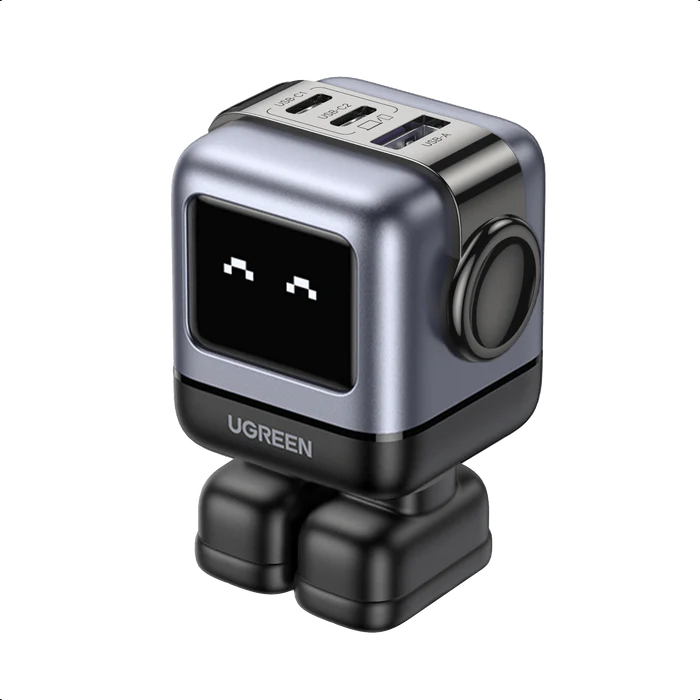 UGREEN NEXODE RG 3 PORTS GAN FAST CHARGER 65W BLACK 25686 thumbnail 2