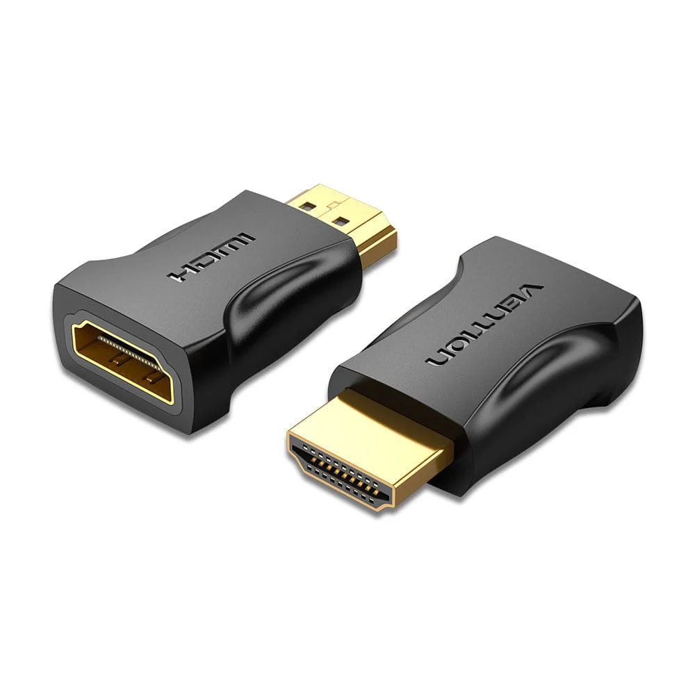 MINDPURE HDMI MALE TO FEMALE ADAPTER BLACK LX10592 thumbnail 2