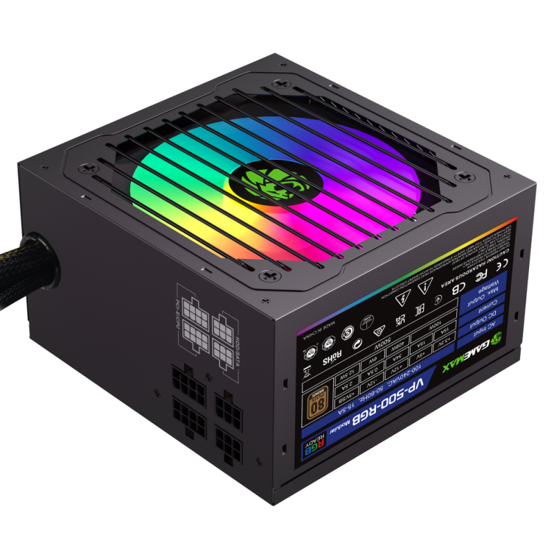 GEARMAX POWER SUPPLY 700W RGB MODULAR VP-700 RGB thumbnail 2