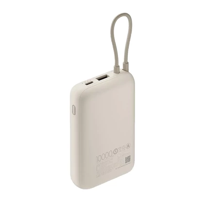 MI XIAOMI 67W POWER BANK 10000 INTEGRATED CABLE TAN PB1067 thumbnail 2