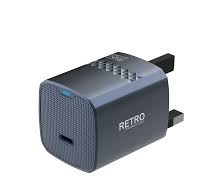 PAWA RETRO PD45W ONLY PD PORT UK CHARGER BLUE TITANIUM PW-TCRT45UK-BLTT thumbnail 2