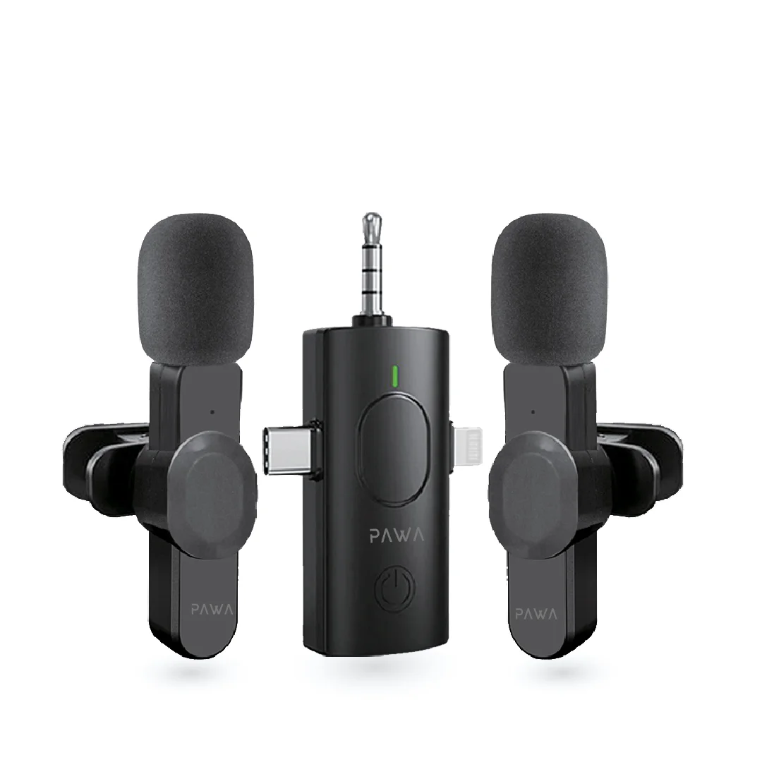 PAWA MIKE M3 DUAL WIRELESS MICROPHONE PW-LDM35CL4 thumbnail 2