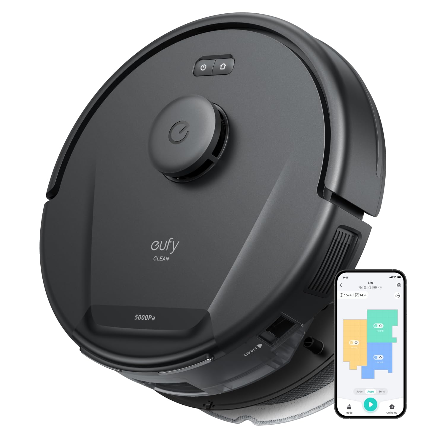 EUFY ROBOVAC L60 HYBRID VACUUM BLACK T2268V11 thumbnail 2