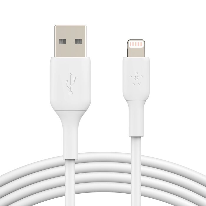 BELKIN LIGHTNING TO USB A 1M CABLE WHITE CAA001BT1MWH thumbnail 2