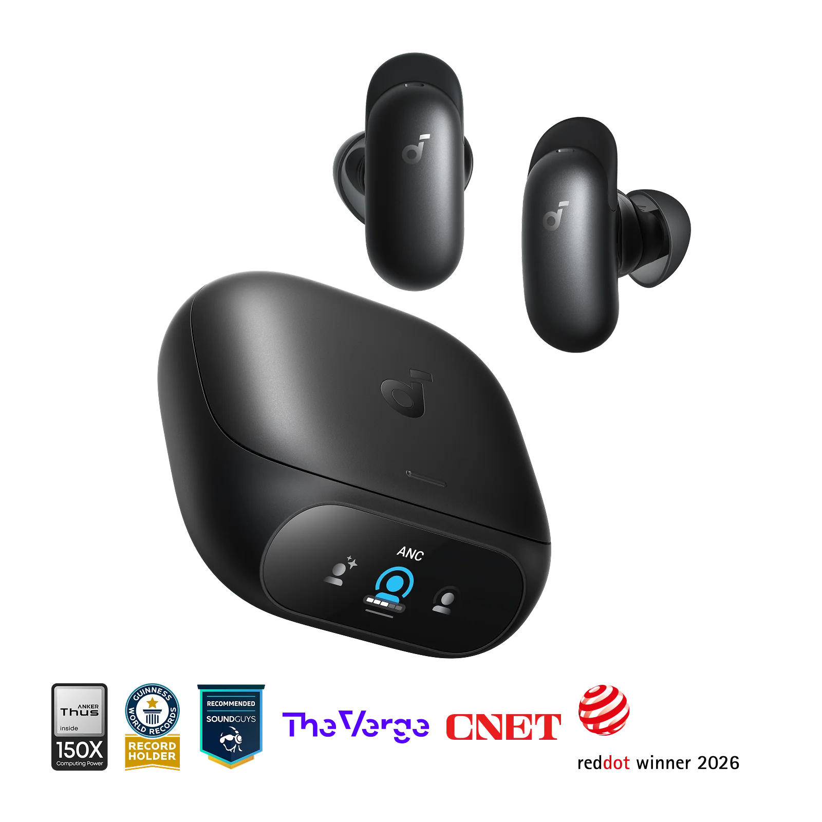 Anker Soundcore Liberty 5 Pro Black (D1203H11) – Premium True Wireless Earbuds with Advanced Noise Cancellation thumbnail 2