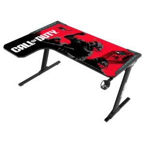 The GAMEON PHANTOM XL L-Shaped RGB Flowing Light Gaming Desk (COD-PHANTOMXL-L-01) offers a stylish and functional solution for gamers seeking the ultimate setup.