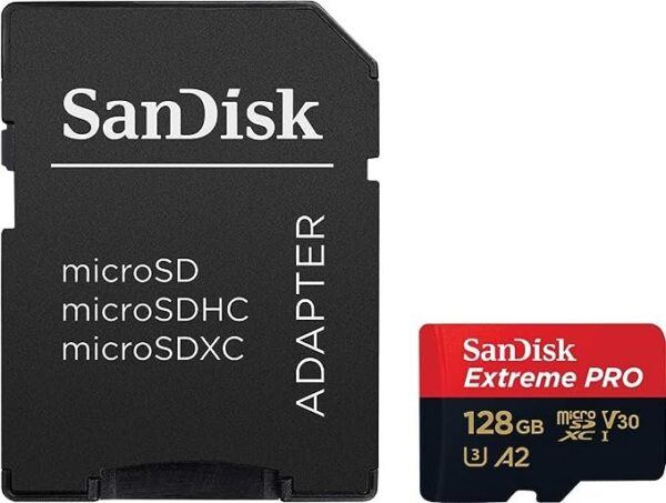 SANDISK EXTREME PRO 200MB/S MICROSDXC WITH ADAPTER SDSQXCD-GN6MA