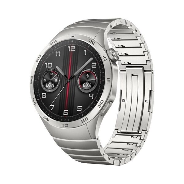 HUAWEI WATCH GT 4 46MM WITH GREY STAINLESS STEEL STRAP GREY PNX-B19