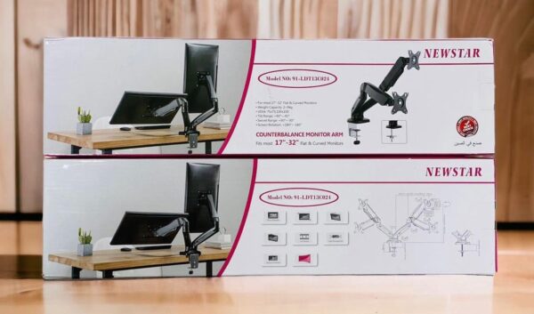 NEWSTAR COUNTERBALANCE MONITOR ARM 17 INCH TO 32 INCH LTD13C024 - Image 2