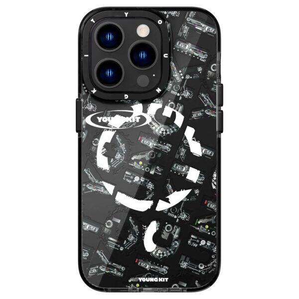 YOUNGKIT IPHONE 14 PRO/PRO MAX MECHANICAL SERIES CASE BLACK