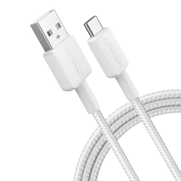 ANKER 322 USB A TO USB C CABLE 3FT BRAIDED NYLON