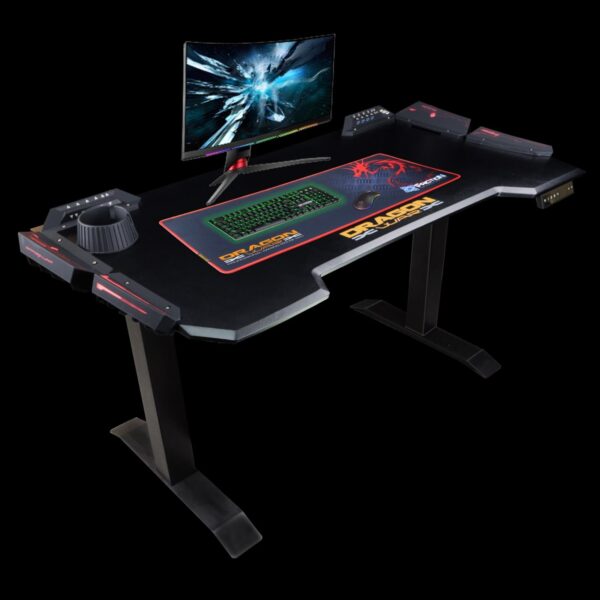 DRAGON WAR HEIGHT ADJUSTABLE GAMING DESK GT-007