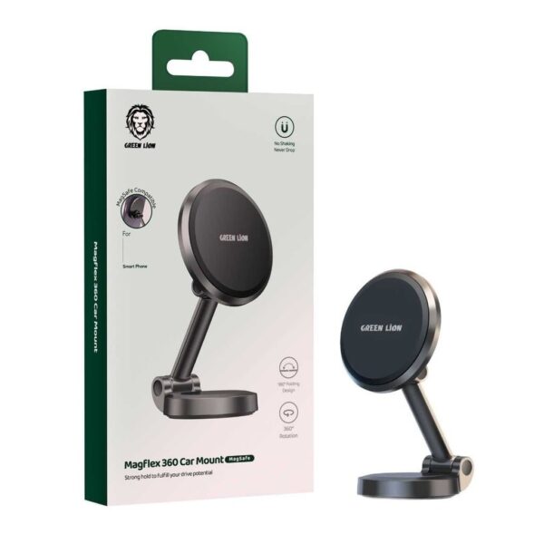 GREEN LION MAGFLEX 360 CAR MOUNT BLACK GNMAGF360CMBK