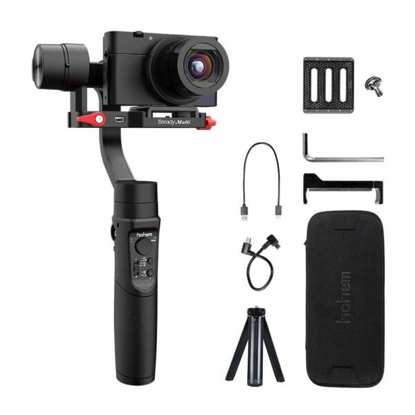 HOHEM ISTEADY MULTI 3 AXIS HANDHELD STABILIZER GIMBAL FOR COMPACT DIGITAL CAMERA BLACK