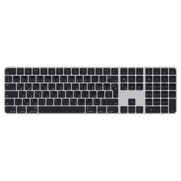 APPLE MAGIC KEYBOARD WITH TOUCH ID AND NUMERIC KEYPAD BLACK ARABIC MMMR3