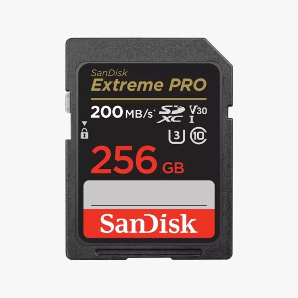 SANDISK EXTREME PRO SDXC UHS-I CARD 200MB/S 4K UHD SDSDXXD