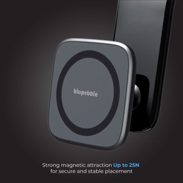 BLUPEBBLE NAVI MAGNETIC MOUNT WITH MAGSAFE PHONE HOLDER BLACK BP-NAVIMAGMOUNT-BK - Image 7