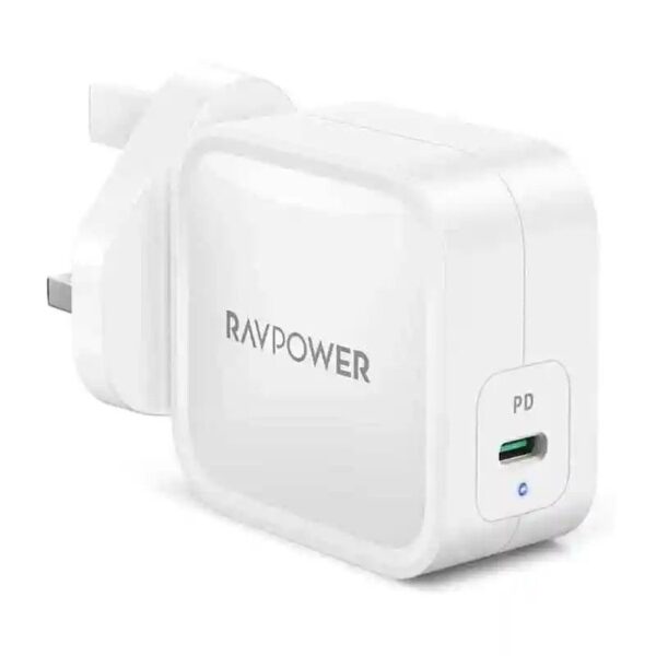 RAVPOWER PD PIONEER 61W WALL CHARGER WHITE RP-PC112