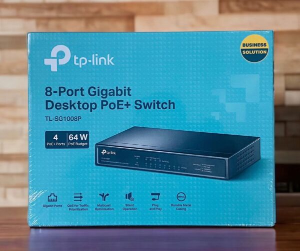 TP-LINK GIGA POE SWITCH 8 PORTS TL-SG1008P