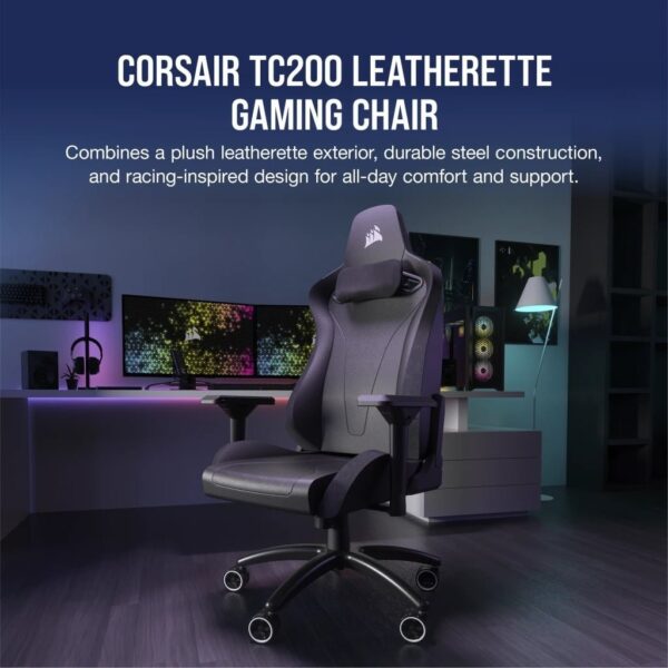 CORSAIR TC200 GAMING CHAIR LEATHERETTE COR-CHAIR