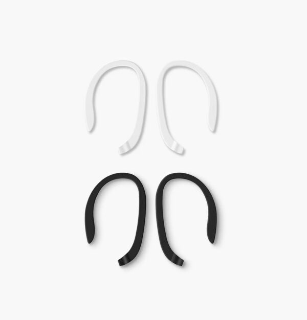 UNIQ LOOP SPORT EAR HOOKS DUAL PACK FOR AIRPODS WHITE/BLACK UNIQ-LSPORTSEHKS-WHTBLK