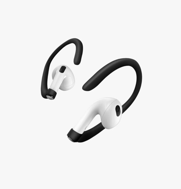 UNIQ LOOP SPORT EAR HOOKS DUAL PACK FOR AIRPODS WHITE/BLACK UNIQ-LSPORTSEHKS-WHTBLK - Image 2