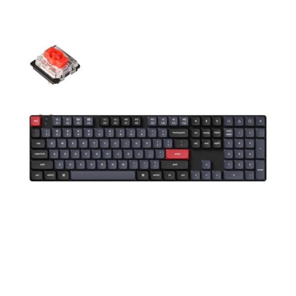 KEYCHRON K5 PRO WIRELESS MECHANICAL KEYBOARD SWAPPABLE GARTERON RGB BACKLIGHT (RED/BROWN SWITCH)