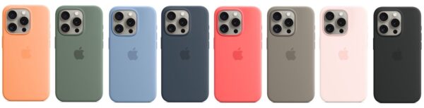 APPLE IPHONE 15 PRO SILICONE CASE WITH MAGSAFE