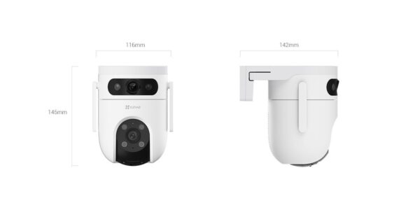 EZVIZ H9C Smart Home Camera - Dual-Lens, 3K+ Resolution, AI Tracking - Image 4