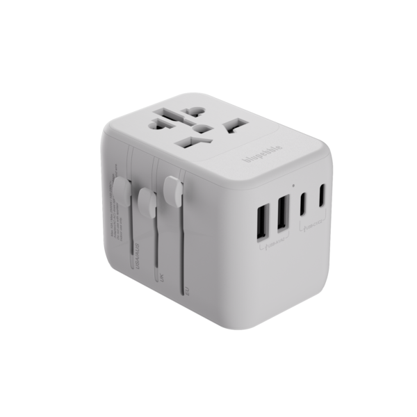 Bluepebble Passport 5 World Travel Adapter with GaN III Tech - 35W, 3 USB-C & 2 USB-A BP-TVL005 - Image 3