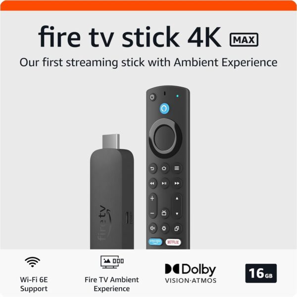 Amazon Fire TV Stick (2nd Generation) 4K Max - Streaming Powerhouse - Image 2