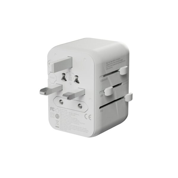 Bluepebble Passport 5 World Travel Adapter with GaN III Tech - 35W, 3 USB-C & 2 USB-A BP-TVL005 - Image 5