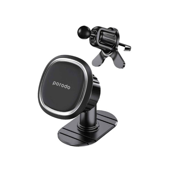 PORODO UNIVERSAL DUAL MODE MAGNETIC PHONE MOUNT BLACK PD-MGCPH-BK