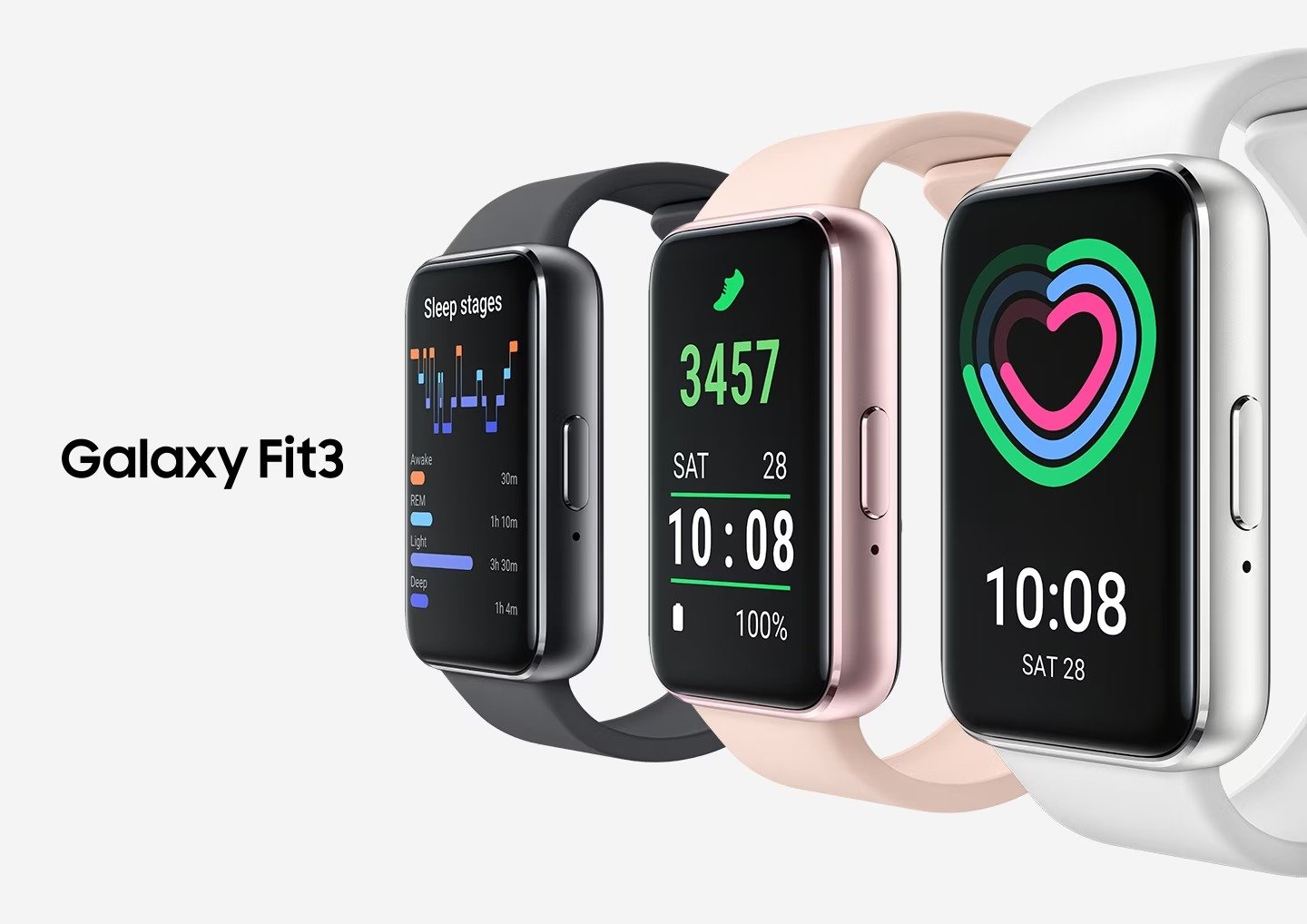 Samsung Galaxy Fit 3 - Advanced Fitness Tracker with AMOLED Display