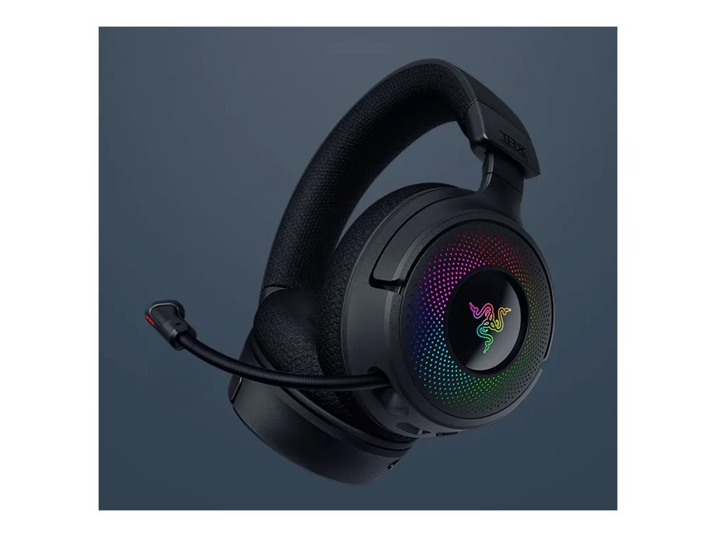 Razer Kraken V4 Wireless Gaming Headset - Black The Razer Kraken V4 Wireless Gaming Headset (RZ04-05170100-R3M1) delivers an unparalleled audio experience tailored for gamers and multimedia enthusiasts.