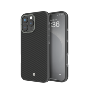 Levelo iPhone 16 Pro OX Carbon Case Black LVLOC16PBK