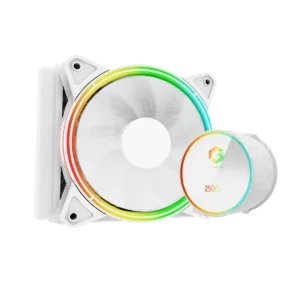 The GAMEON Tupolev 120mm Liquid CPU Cooler (GO120TUPOLEV-WHT) provides top-tier cooling performance for demanding gaming and computing setups.