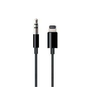 Apple Lightning to 3.5mm Cable: Black, 1.2m - Original Accessory