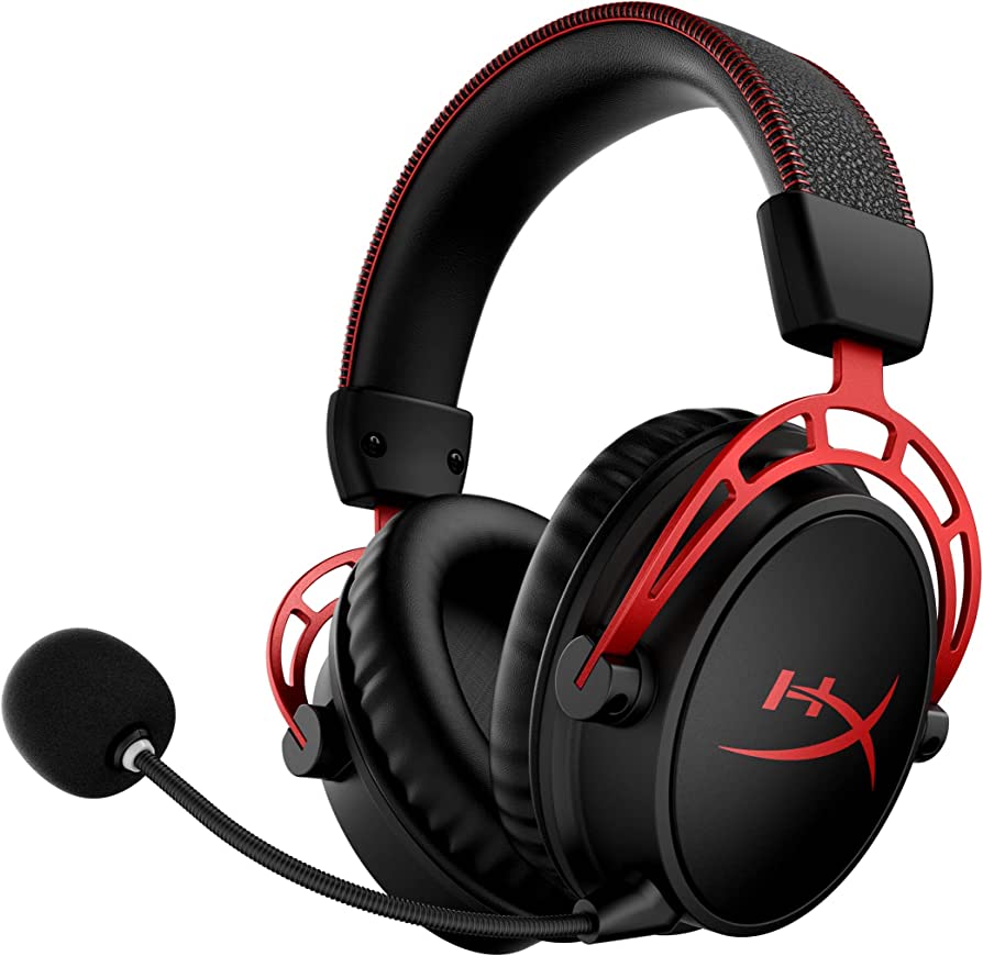 HYPERX CLOUD ALPHA WIRELESS GAMING HEADSET PS5/PS4 BLACK-RED