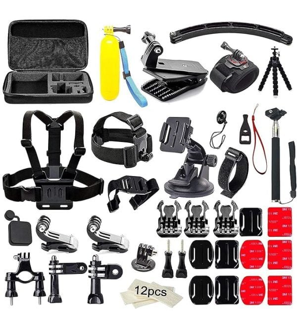 Capture Every Angle with POWERPAK 50 IN 1 GoPro Accessories Kit