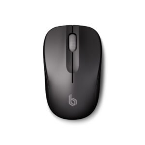 BLUPEBBLE Pebble Wireless Mouse 1000 DPI, Dual Mode, Black