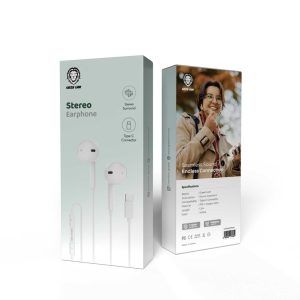 type c wired stereo earphones