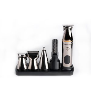 Green Lion 5-in-1 Hair Clipper Set: Precision Grooming for Stylish Looks