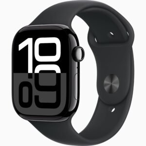 Apple Watch Series 10 in Jet Black with Sport Band