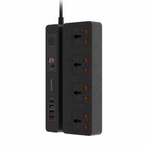 Porodo Fast-Charging Multi-Plug Socket with Timer