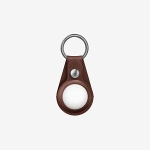 Mobigear Keychain - Coque Apple AirTag Porte-clés en Silicone Souple - Bleu  611654 