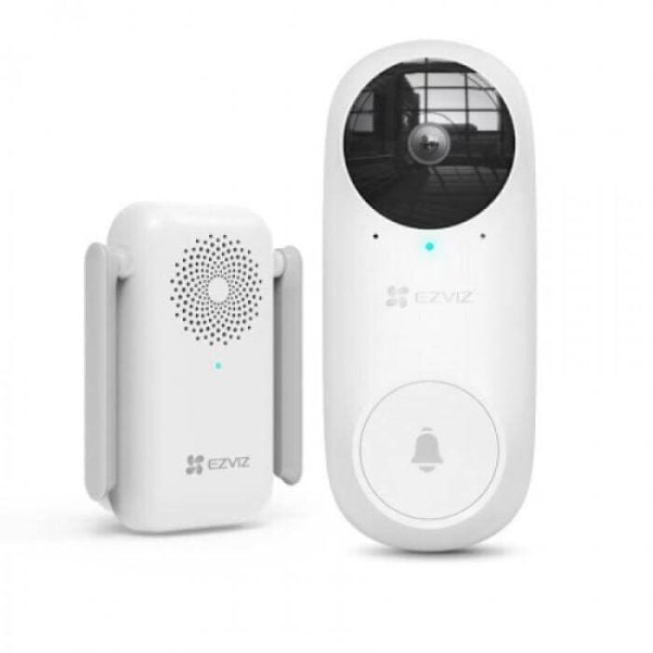 EZVIZ WIRE-FREE VIDEO DOORBELL WITH CHIME CS-DB2C A0-1E3WPBR